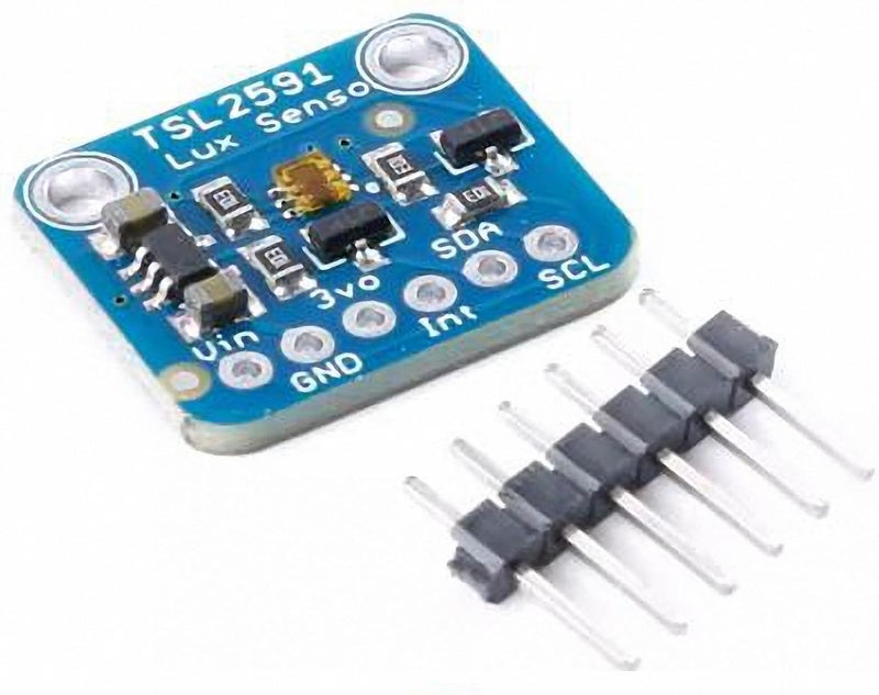 TIC TOC Store 2pcs TSL2591 High Dynamic Range Digital Light Sensor Breakout Module - 600,000,000:1 Ratio, Dual-Spectrum Visible/IR Detection, I2C Interface for QWIIC & Arduino - Image 2